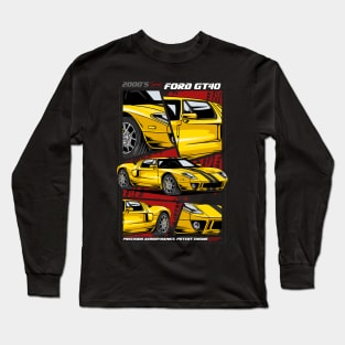 American GT40 Muscle Car Long Sleeve T-Shirt